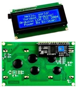 Rétroéclairage bleu LCD2004 IIC/I2C