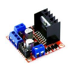 Carte pilote de moteur L298N rouge