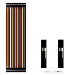 Ligne Dupont femelle à femelle 40 broches 30cm 24AWG