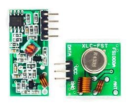 Kit émetteur et récepteur sans fil RF 433Mhz