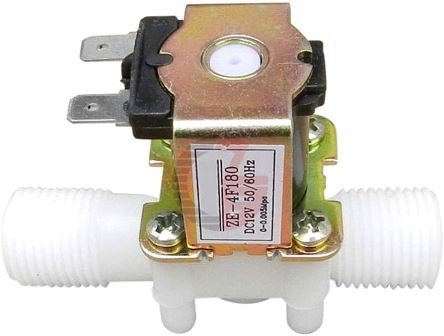 Électrovanne électrique en plastique DC12V 12V