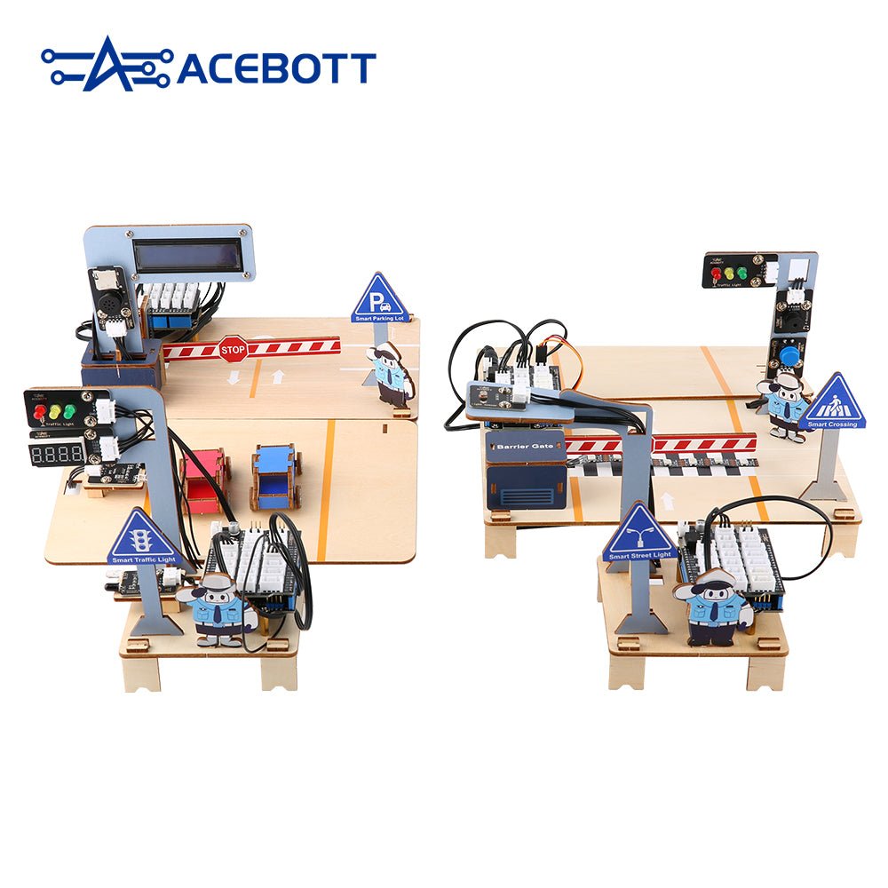 Kit de transport intelligent ESP32 Easy-Plug pour l'éducation et la programmation STEM compatible avec Arduino