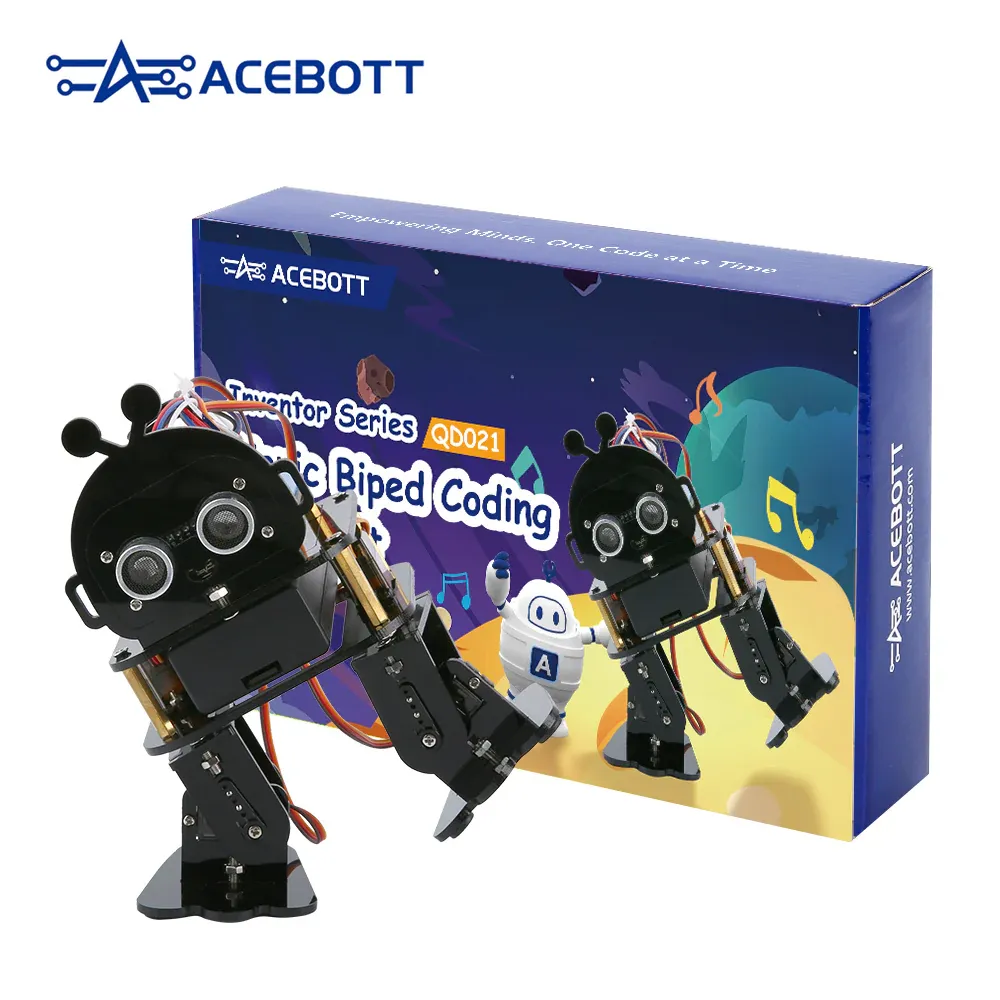 Kit robot bipède bionique ACEBOTT QD021 pour programmation de jouets électroniques Arduino ESP32