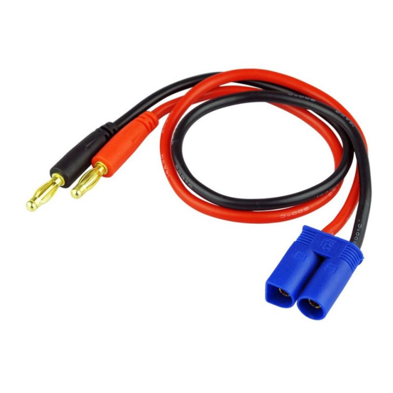 Cable batterie lipo EC3 vers banane 4mm