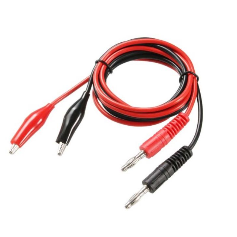 Cable batterie lipo pinces vers banane 4mm