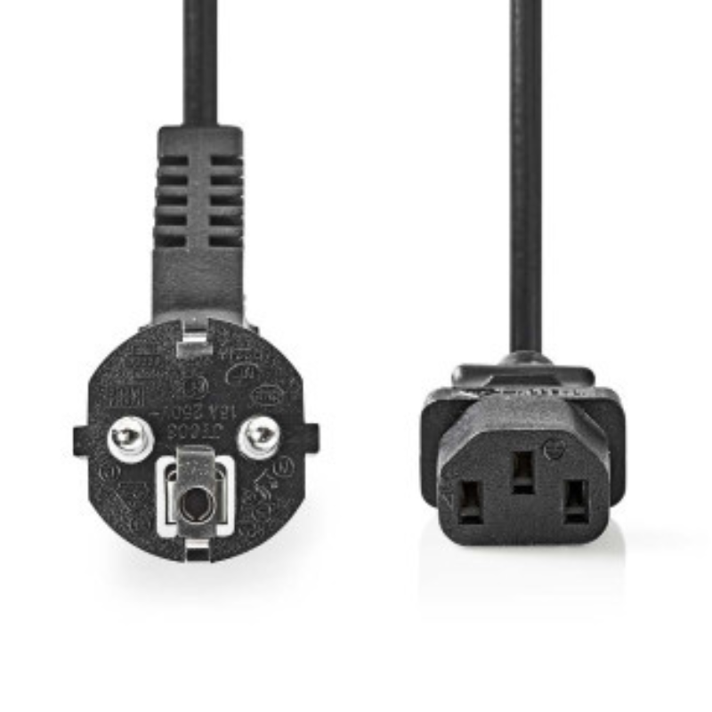 Câble d'alimentation PC ROLINE IEC 320 C14 vers C13 – 1,8 m – 250 V – 10 A